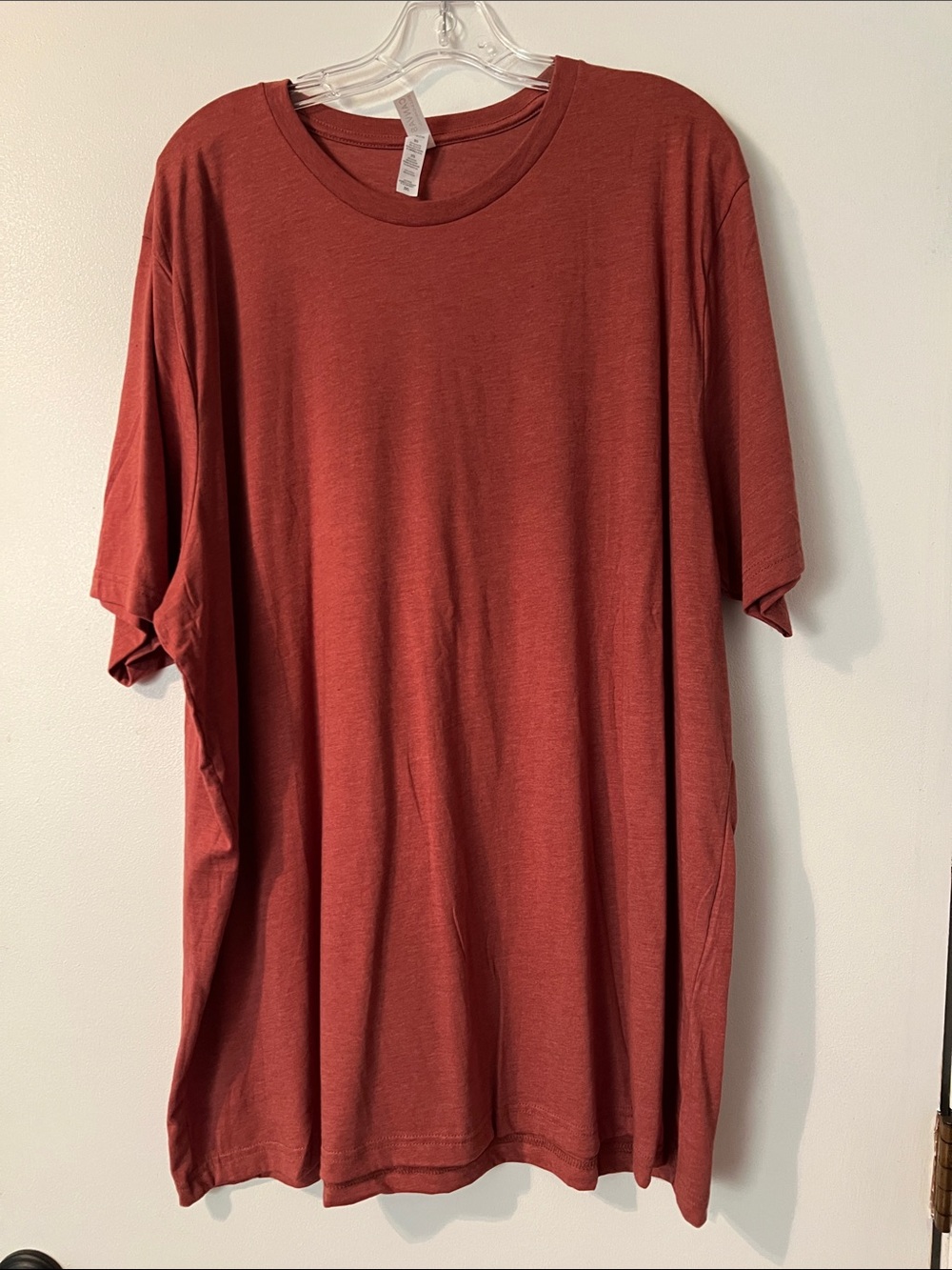 Bella Canvas Men's Short Sleeve Tee - Rust Red